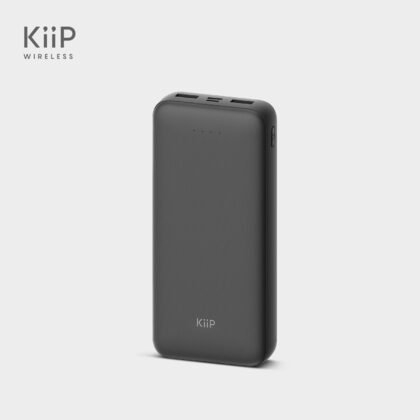 KiiP E34 Power Bank 20000mAh Dual Input Type-C Mircro Dual Output USB Powerbank Slim