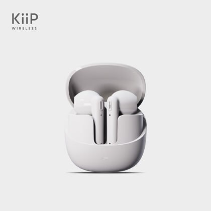 KiiP Wireless DTS5 Earphone Bluetooth Headset Tws Playing Time 20Jam - Putih