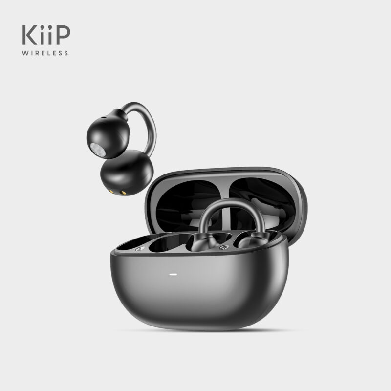 KiiP Wireless DTH12 OWS Ear Clip Earphone Bluetooth TWS AI Noise Cancellation Stereo