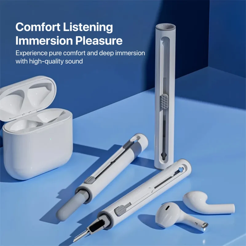 KiiP Wireless KN3 Pen Pembersih Cleaning Brush Earphone HP TWS Airpods Lensa - Image 2