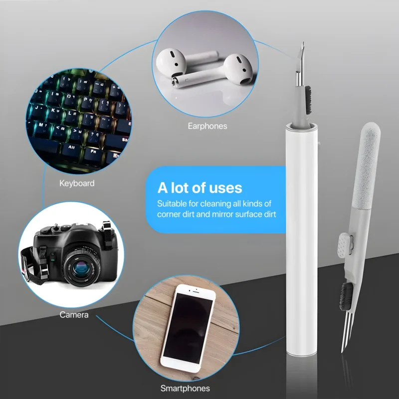 KiiP Wireless KN3 Pen Pembersih Cleaning Brush Earphone HP TWS Airpods Lensa - Image 7
