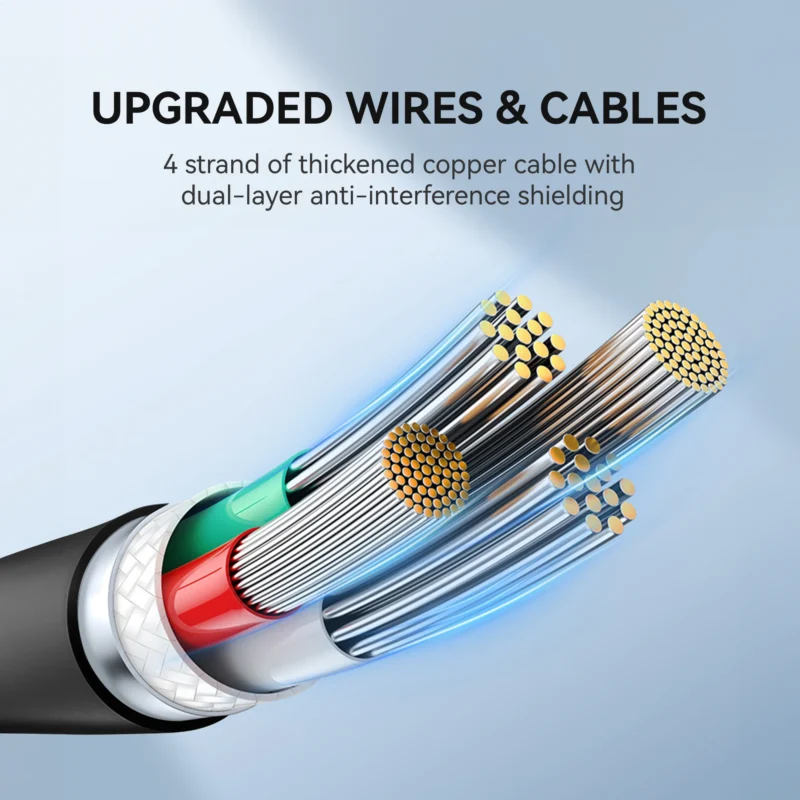 Type-C to Lightning/Type-C Charging Data Cable  1.2m Black - Image 2