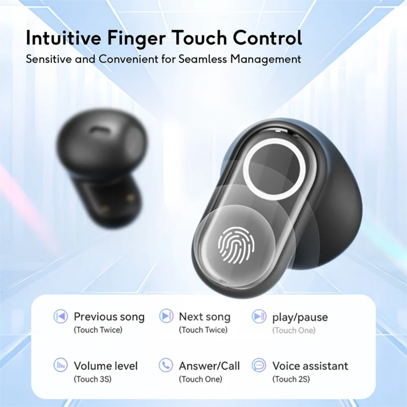 KiiP WM02 Pro TWS Headset Bluetooth Earphone Mini Earbuds Handsfree - Image 5