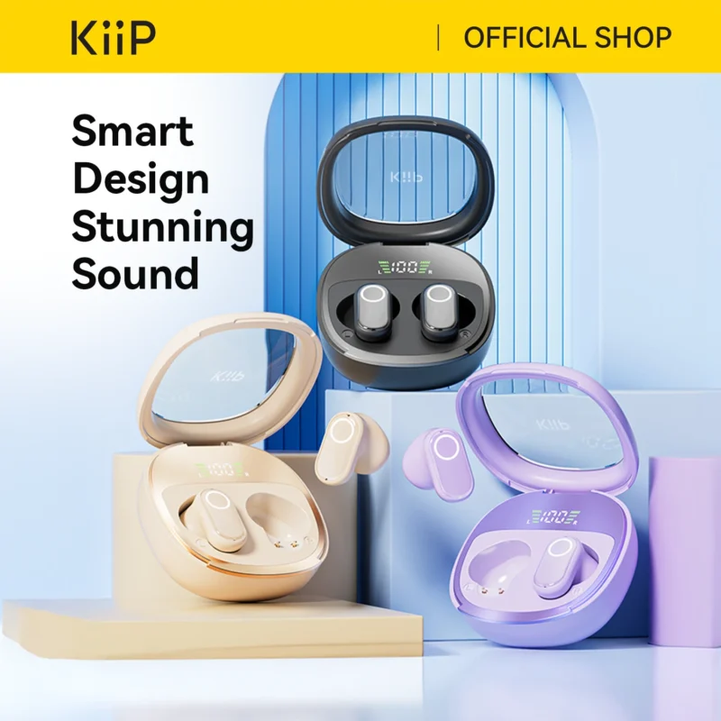 KiiP WM02 Pro TWS Headset Bluetooth Earphone Mini Earbuds Handsfree