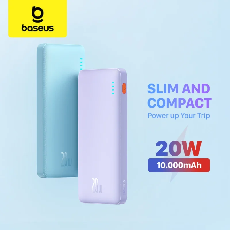 Baseus Airpow Fast Charge Power Bank 10000mAh 20W Quick Charge 3.0 PD - Image 3