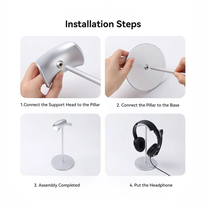 KiiP ES01 Stand Headphone Holder Headset Gaming Tempat Gantungan Headphone - Image 6