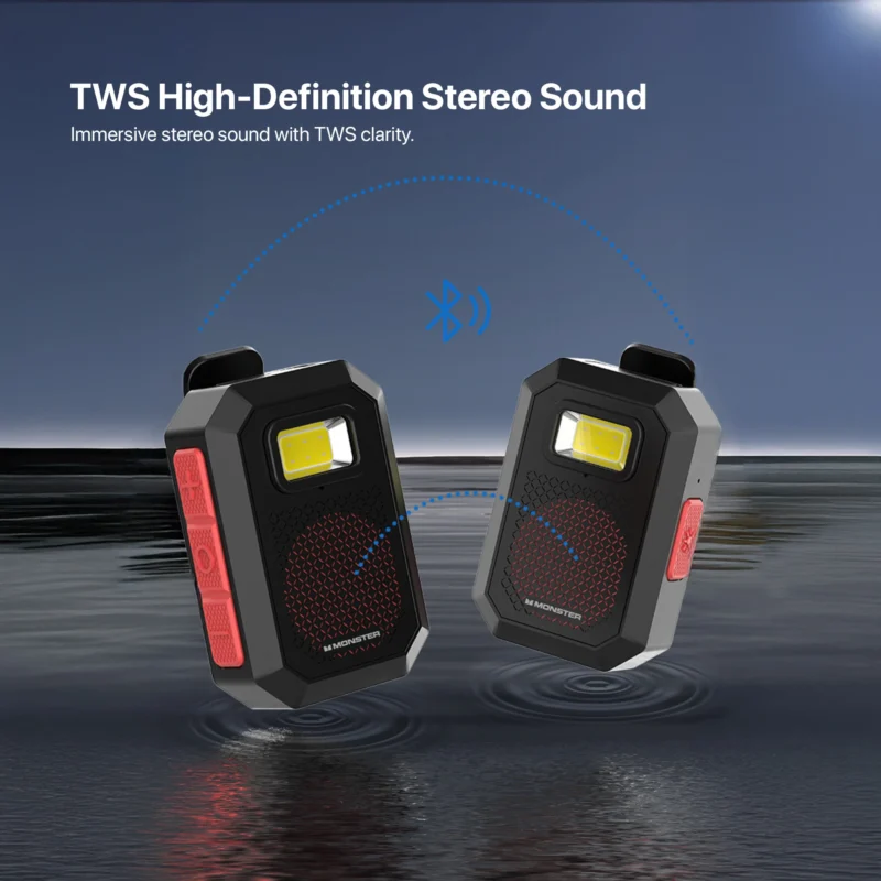 Thinkplus x Monster X901 Speaker Portable Waterproof IP67 Travel Speaker Bluetooth 5.4 Anti Air Magnetic Portable Sound Box - Image 5
