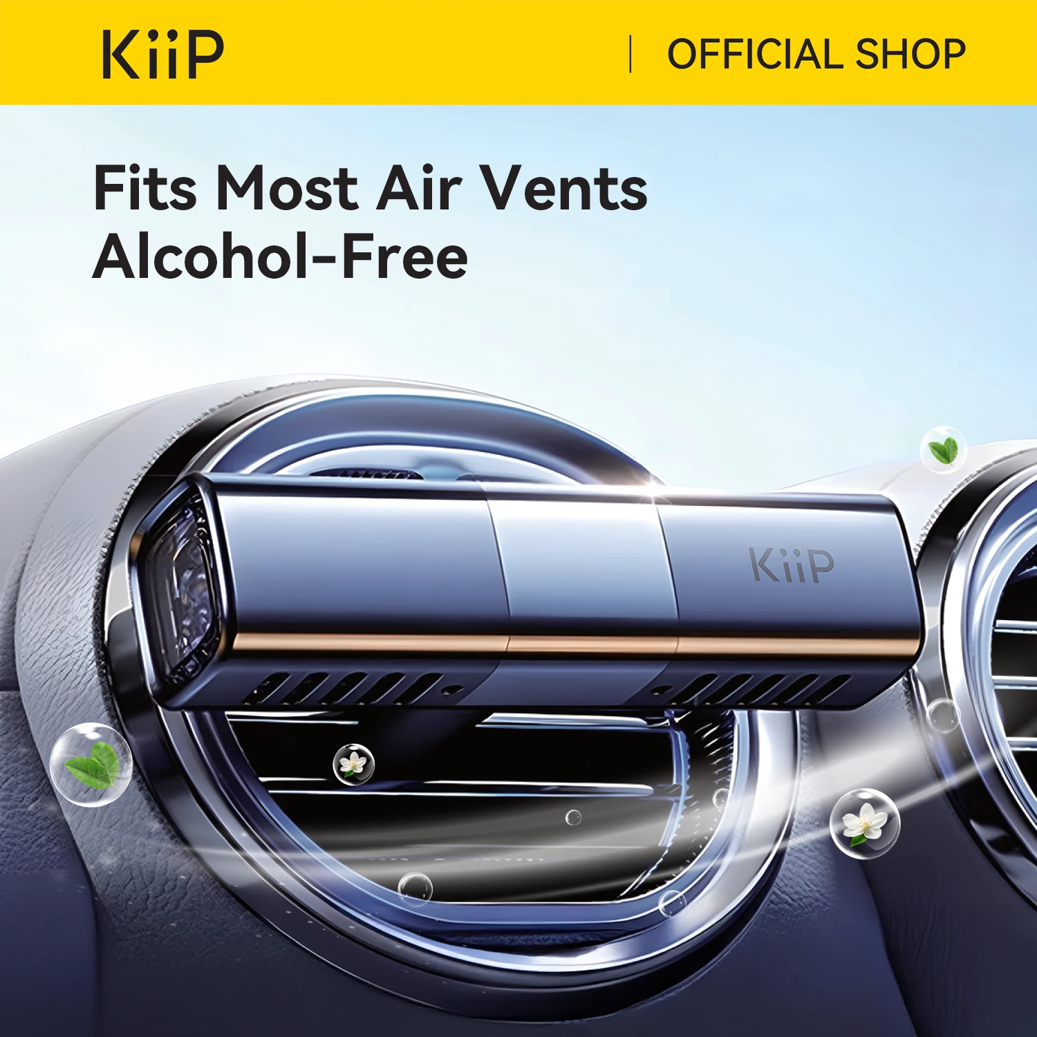 KiiP CP01  Perfume Air Conditioning Pengharum Mobil Clip AC Aromaterapi Premium Refillable