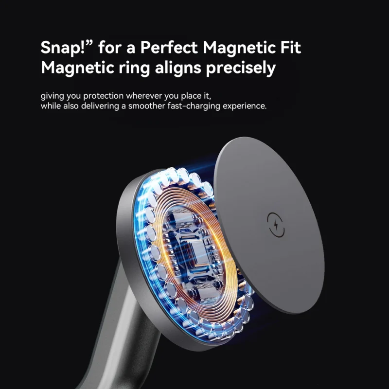 KiiP D9 Wireless Charger Magnetic Stand Holder Magsafe Charging 15W - Image 4