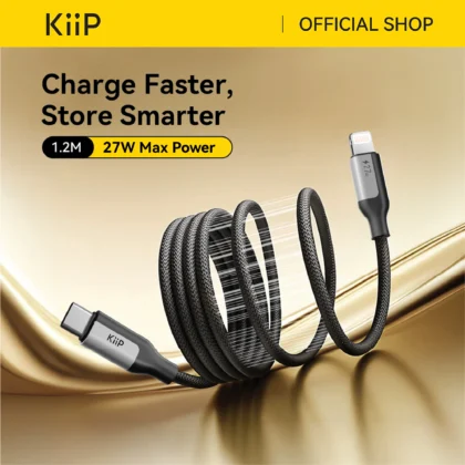 KiiP Magnetic Cable CMTL120 Fast Charging Kabel Data Type-C to Lightning PD 27W