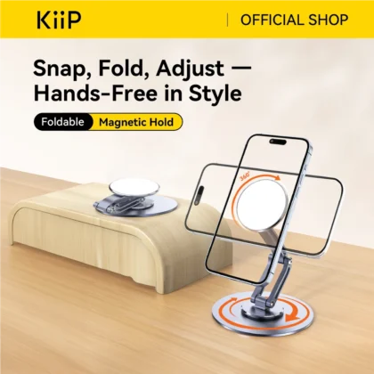 KiiP H02 Magnetic Phone Holder Lipat Dudukan Handphone Universal Smartphone iPhone Tablet