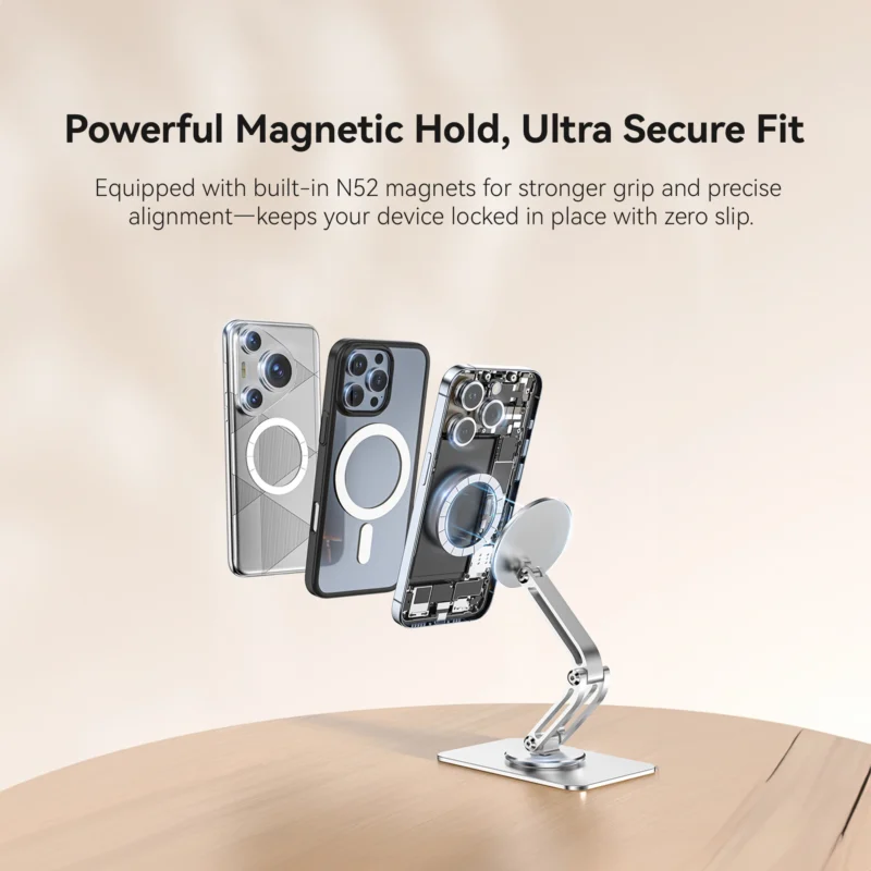 KiiP H02 Magnetic Phone Holder Lipat Dudukan Handphone Universal Smartphone iPhone Tablet - Image 6