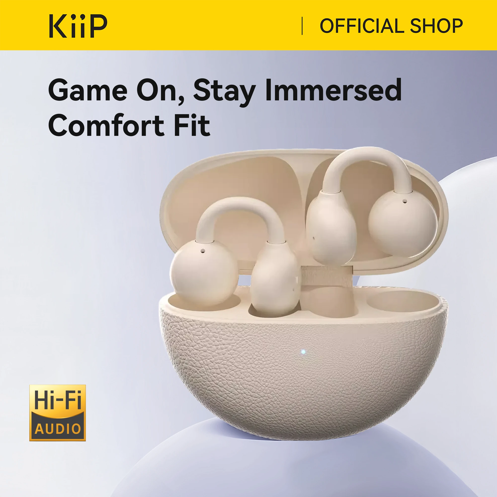 KiiP DTH20 OWS Ear Clip Earphone Open Ear Bluetooth TWS Waterproof IPX7