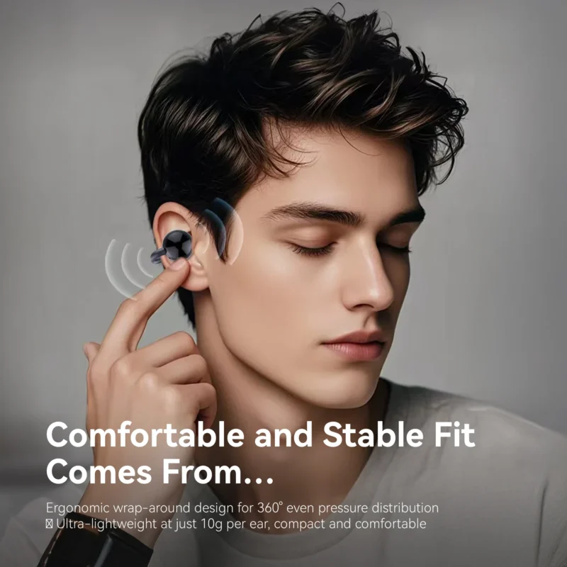 KiiP DTH20 OWS Ear Clip Earphone Open Ear Bluetooth TWS Waterproof IPX7 - Image 3