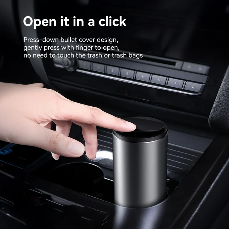 KiiP BIN01 Tempat Sampah Mobil Mini Serbaguna Car Trash Bin Premium Quality - Image 3