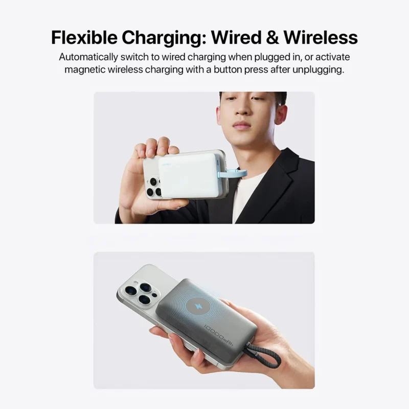 Cuktech WPB100L Magnetic Power Bank Magsafe Type-C 10000mAh Fast Charging 22.5W - Image 8