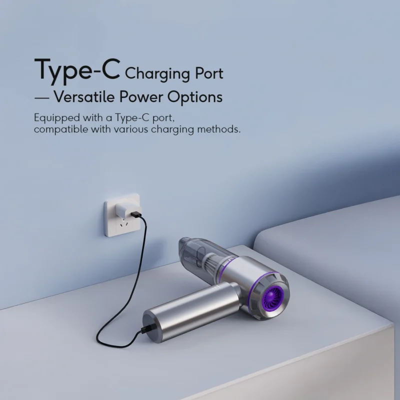 KiiP Vacuum Cleaner Portabel Tanpa Kabel Genggam 16000Pa 3 in 1 Penghisap Debu Mobil Wireless Kasur Penyedot Debu Vakum - Image 6