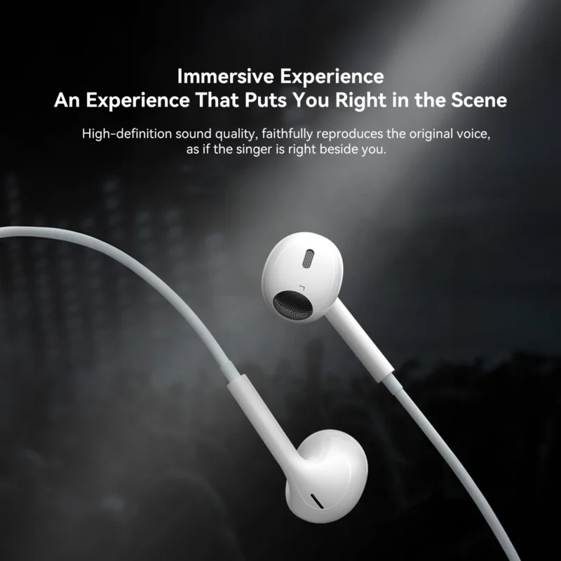 KiiP Headset Handsfree 3.5mm Wired Earphone Mic Earphone Kabel Low Latency - Image 2