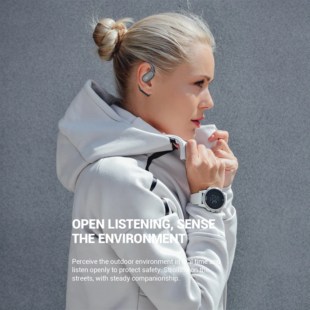 KiiP Wireless DTH10 OWS Bluetooth Headset TWS Earphone Earhook Super Bass - Image 7