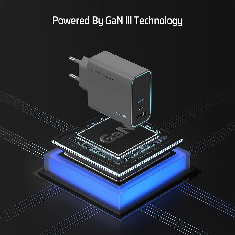 ZMI Cuktech AD653C GaN3 65W Adaptor Kepala Charger Fast Charging USB TYPE C PD QC - Image 3