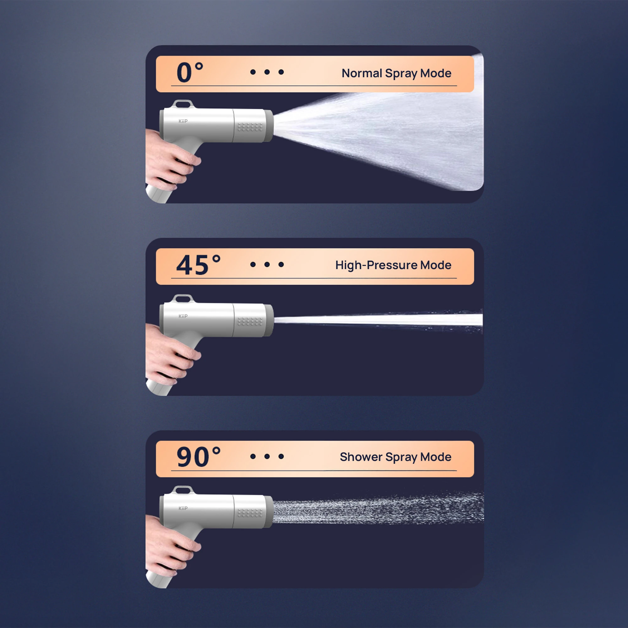 KiiP Water Gun Spray Jet Cleaner Nozzle Semprotan Selang Air Cuci Mobil Gulung Car Wash - Image 7