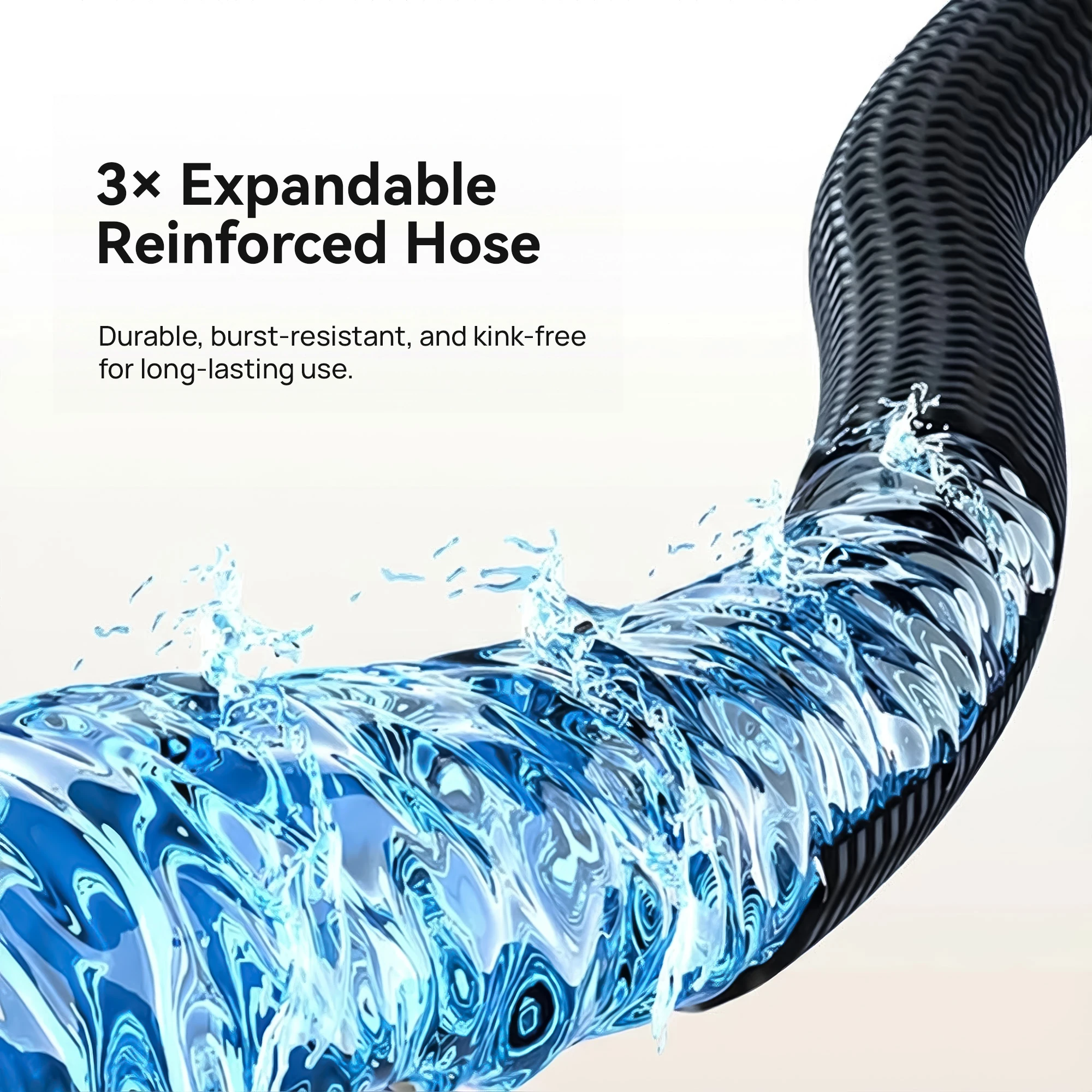 KiiP Water Gun Spray Jet Cleaner Nozzle Semprotan Selang Air Cuci Mobil Gulung Car Wash - Image 5