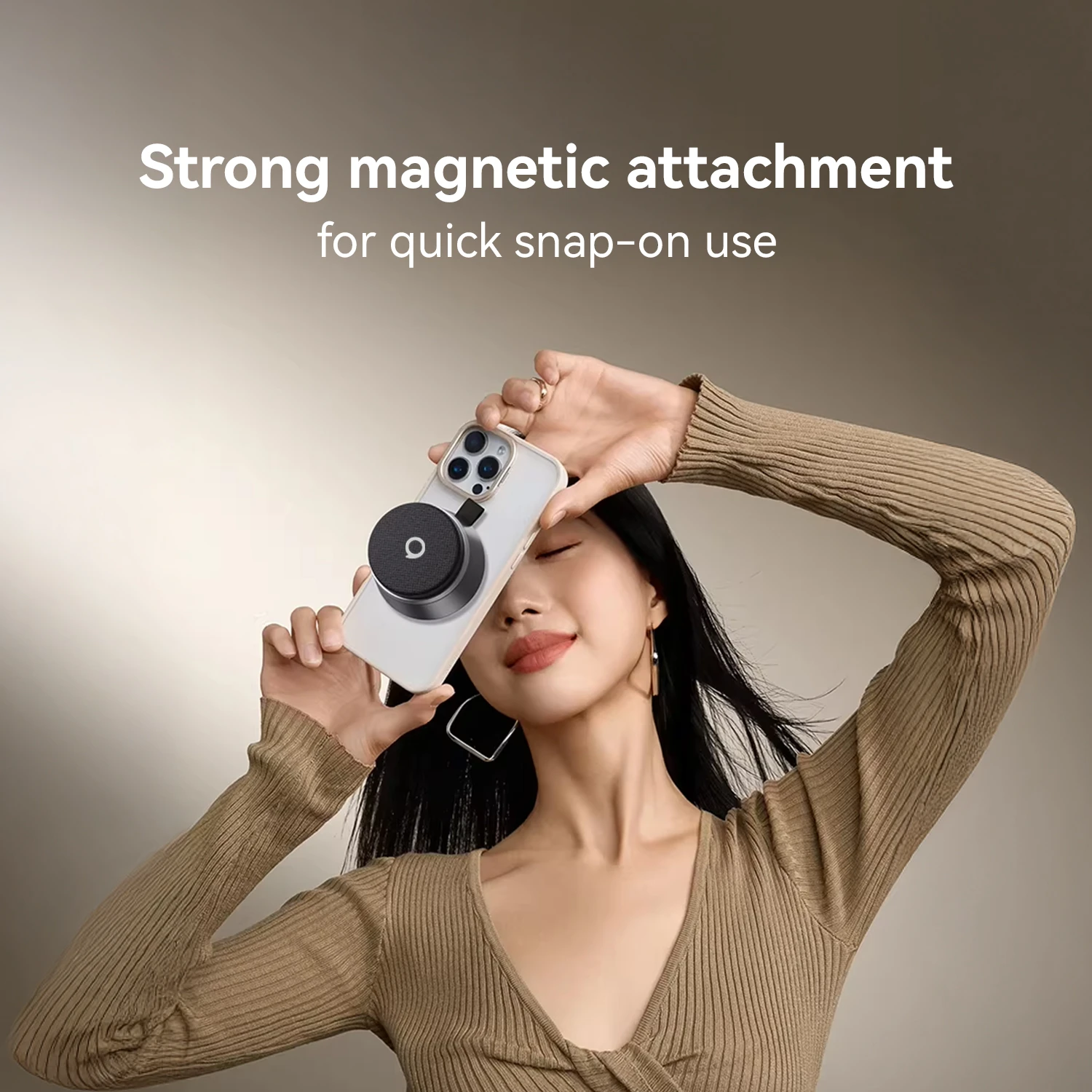 KiiP Y12 Magnetic Mini Bluetooth 2in1 Speaker Phone Stand IPX6 Waterproof - Image 3